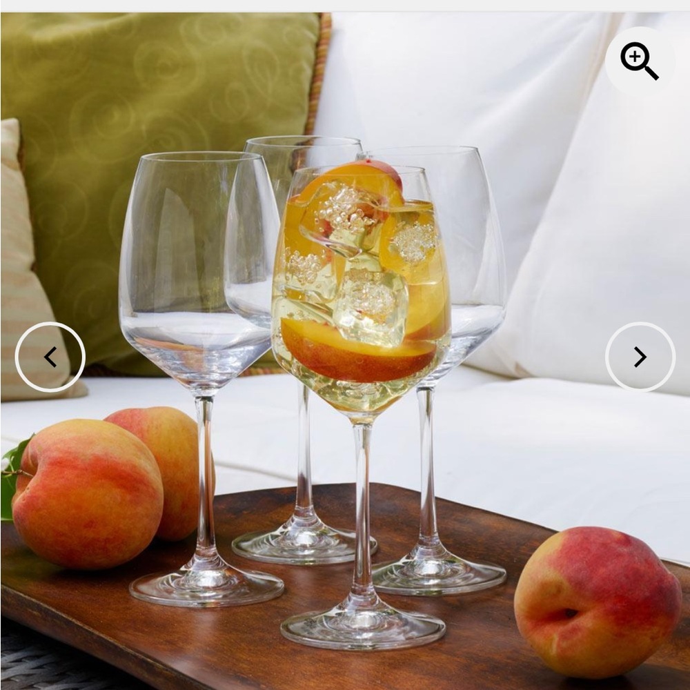 Mikasa set of 8 wine glasses